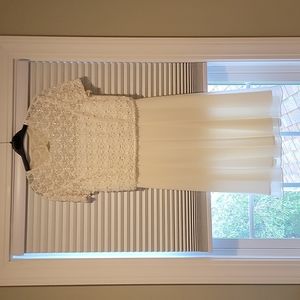 BCBG white cocktail dress, size 6